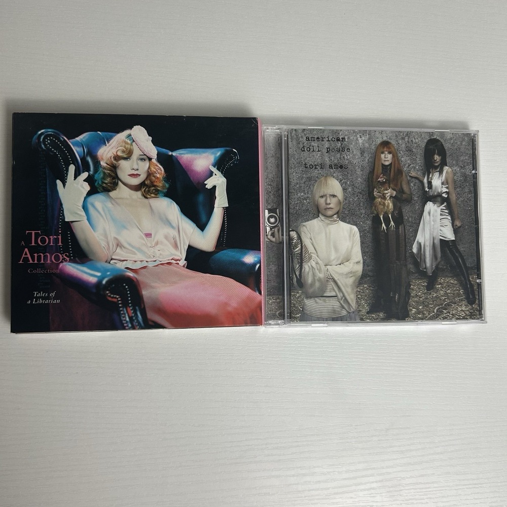 Tori Amos 2 CD Lot American Doll Posse (CD) & Tales of a Librarian (CD & DVD)